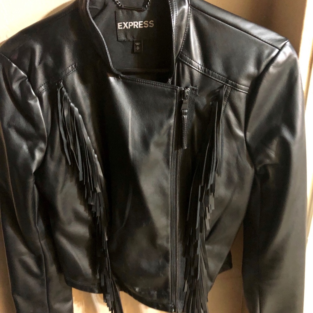 Express faux leather jacket
